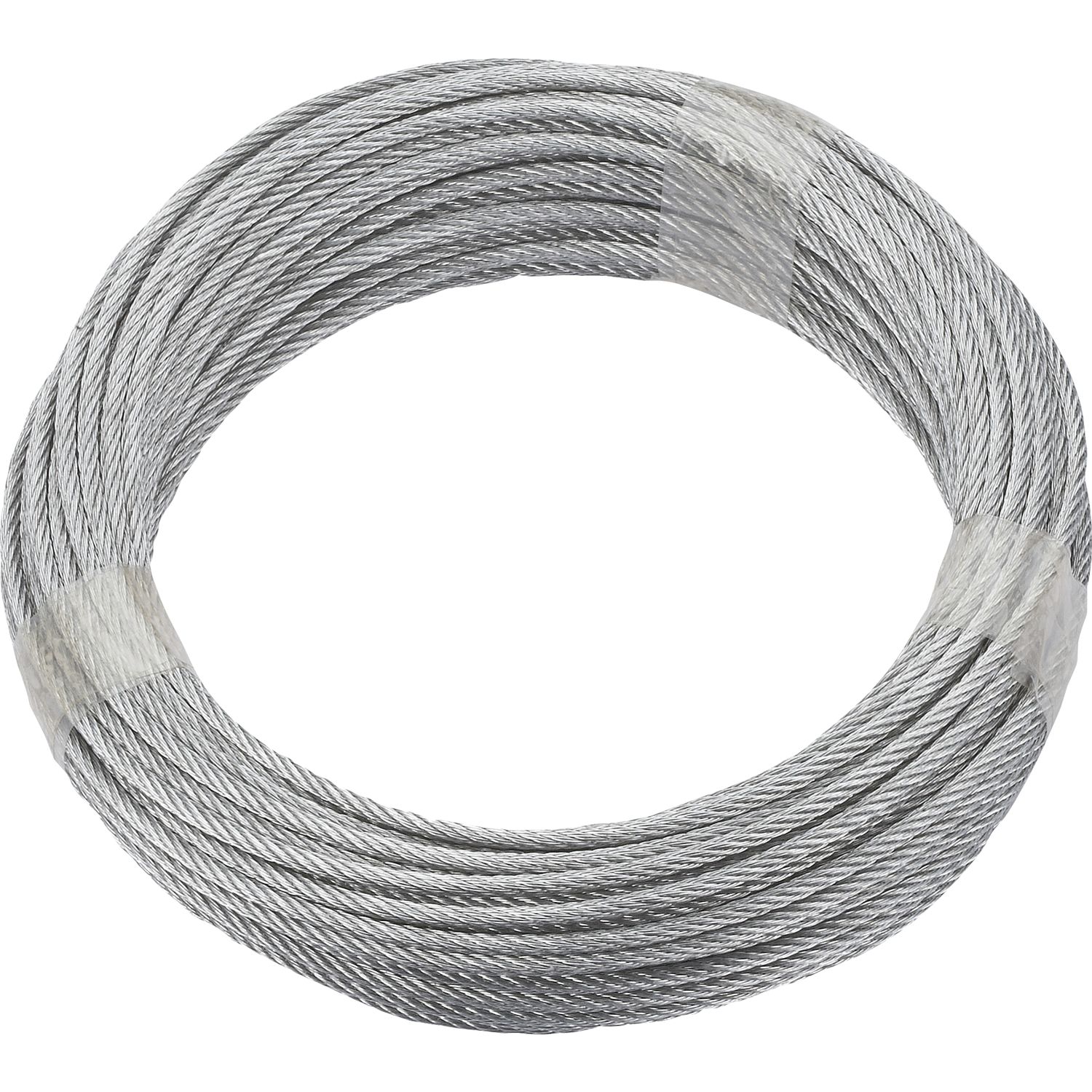Dörner + Helmer Ruck-Zuck Edelstahlseil 2mm, 7x7 Litzen, Ring 20m