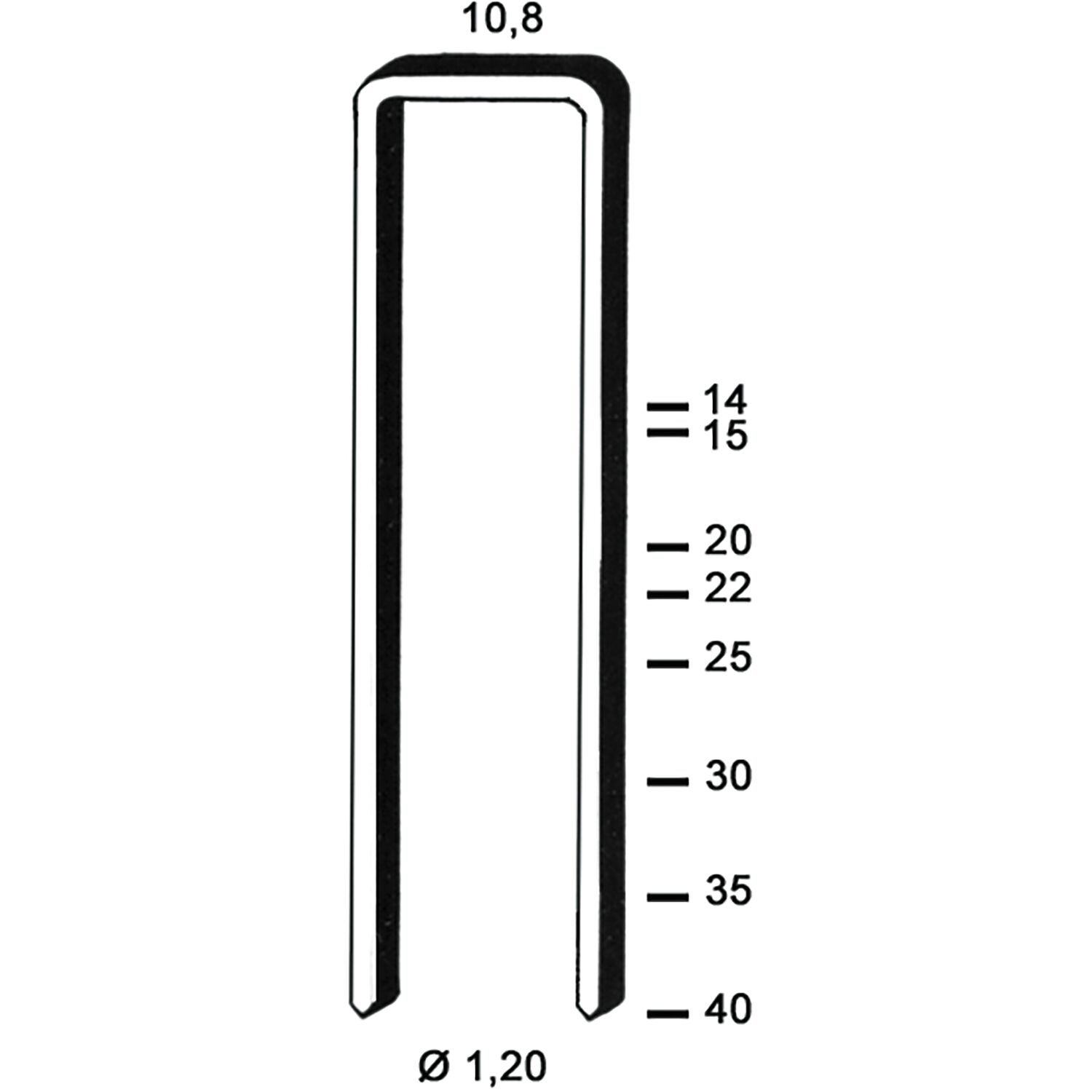 ALSAFIX Klammern Type GB 35 mm aus Stahldraht verzinkt (5000 Stück) (5 TS)