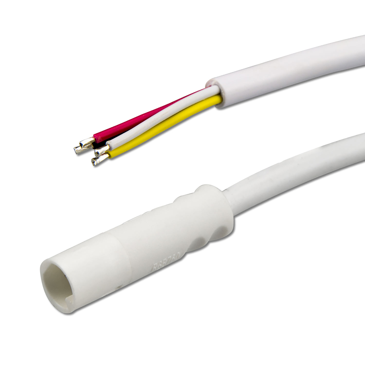 ISOLED Mini-Plug RGB Anschlussfassung female 1m 4-polig IP54 weiß max. 48V/6A