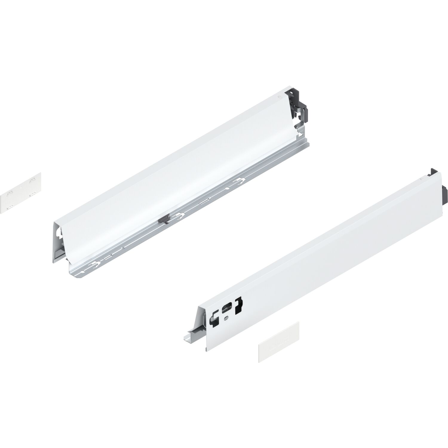 blum TANDEMBOX antaro Zarge Höhe N, NL 450mm, Stahl Seidenweiß ()