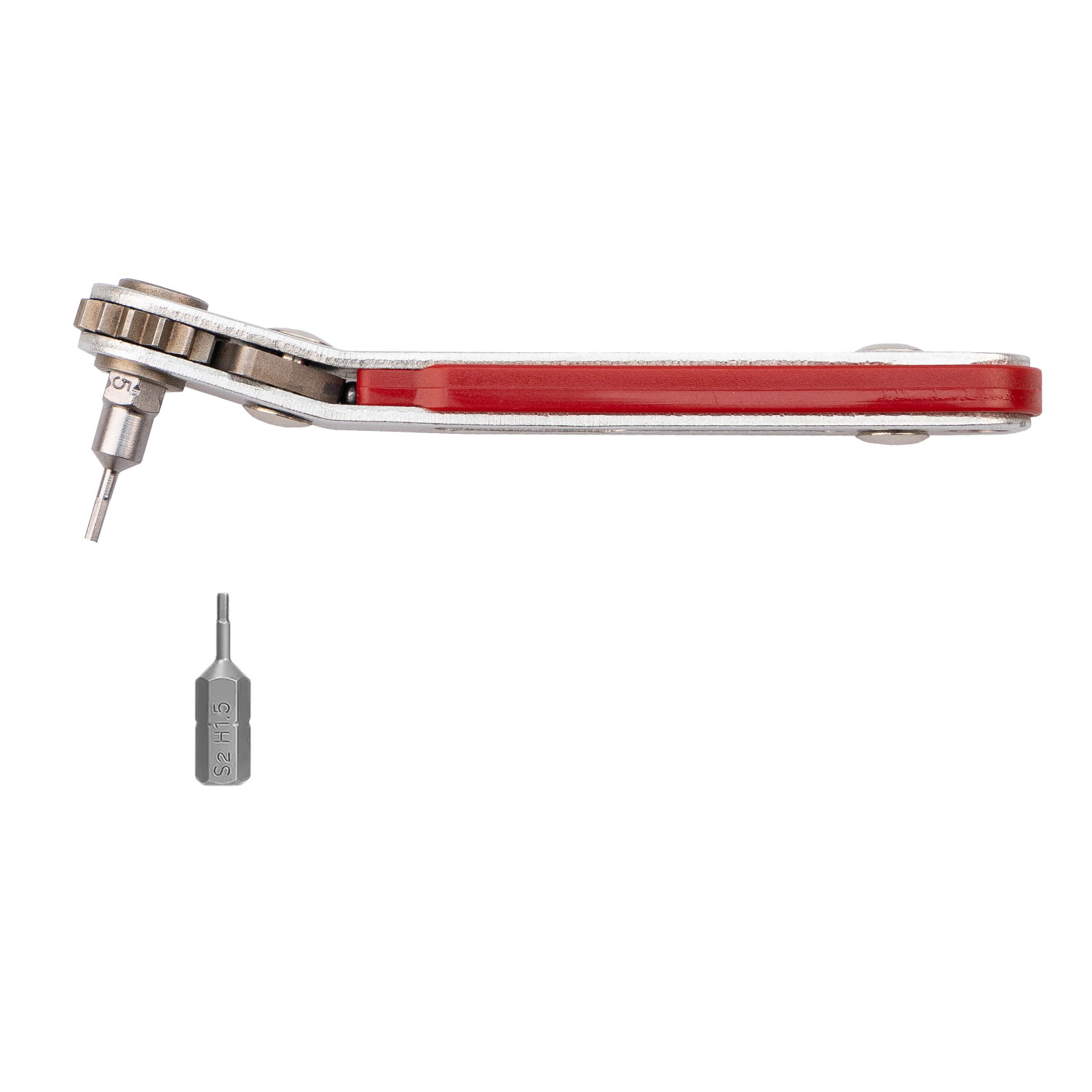 ISOLED Mini-Ratsche (Umschalt-Knarre) inkl. 1,5mm Sechskantbit für Profilverbinder