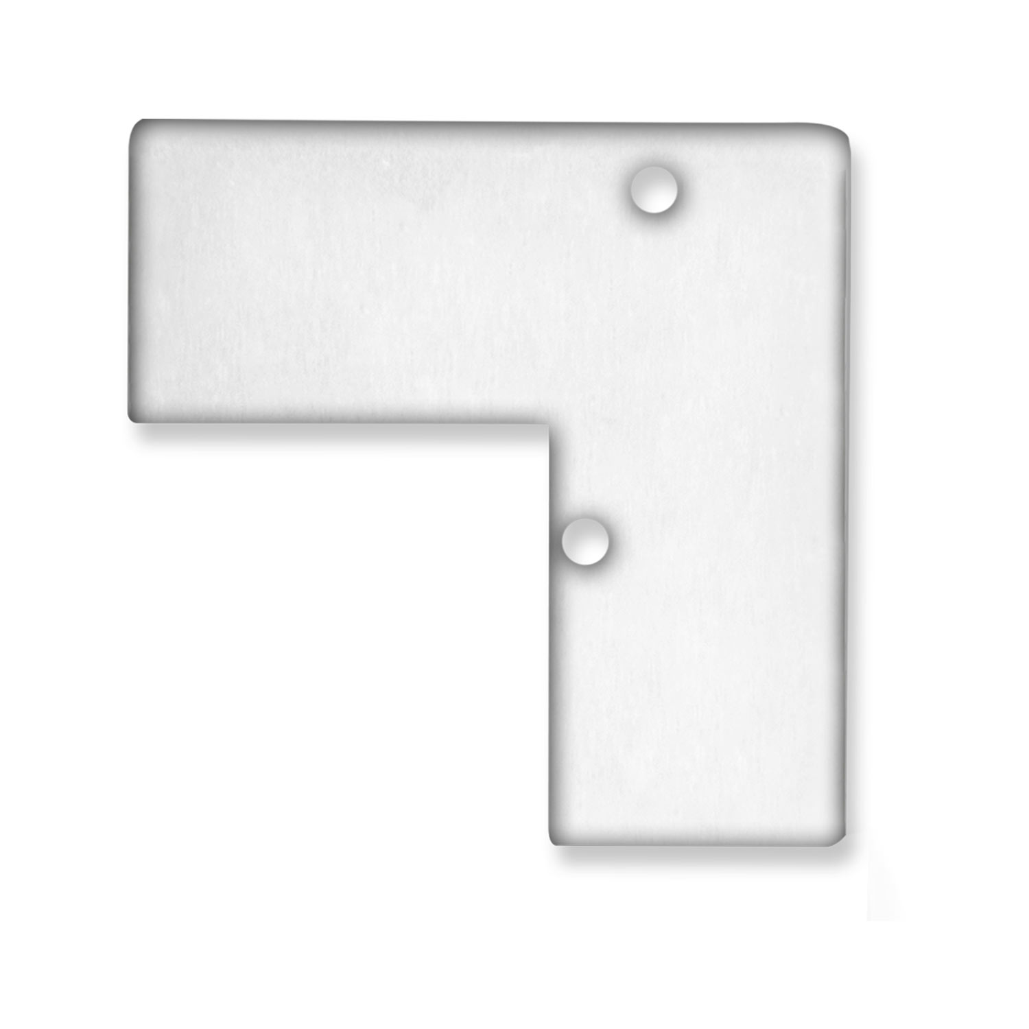 ISOLED Endkappe EC93 Aluminium eloxiert für Profil HIDE ANGLE inkl. Schrauben