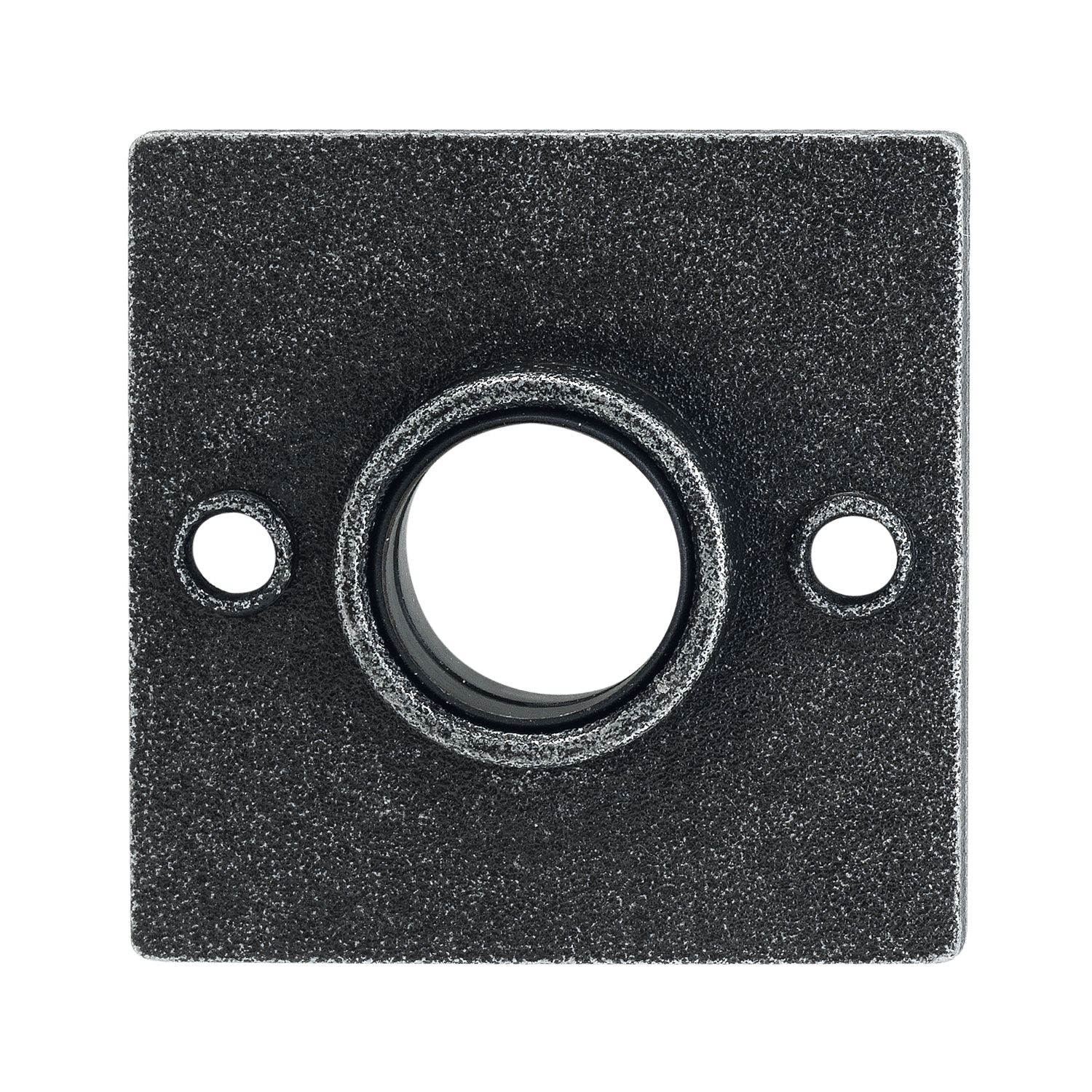 Halcö HALCÖ Drückerosette HALL & SÖLL, 52 x 52 mm, verzinkt schwarz passiviert