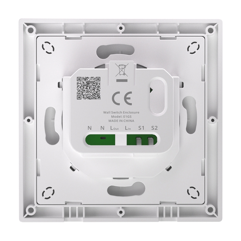 Sonoff Fusion Serie 1-Fach Wand-Schaltergehäuse E1GS