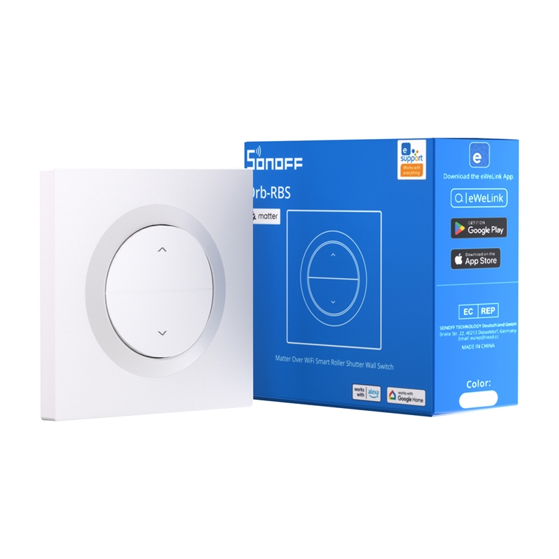 Sonoff Fusion Serie Orb-RBS Matter WiFi Intelligenter Rollladen-Wandschalter MINI-RBS-E