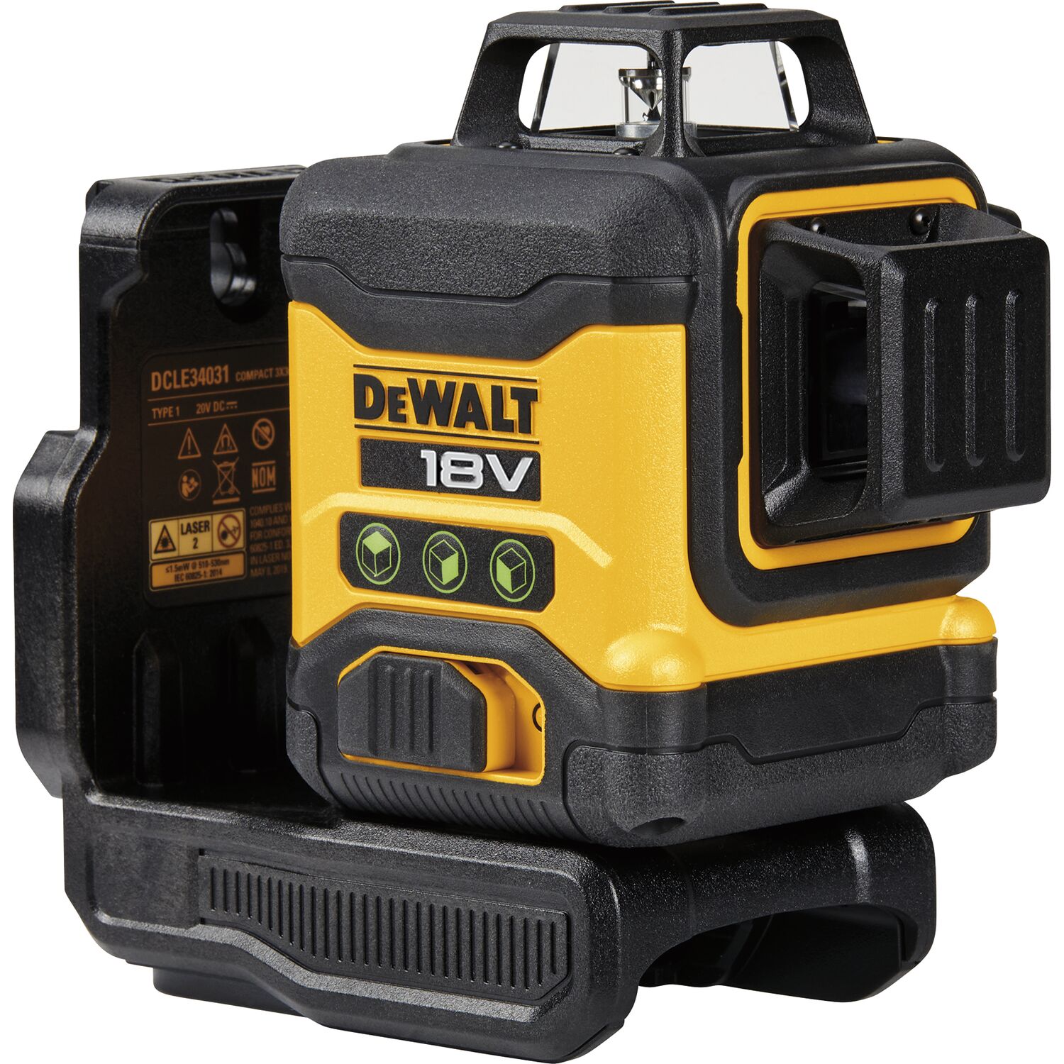 DeWalt Akku-Multifunktions-Linienlaser grün DCLE34031N-XJ 18 Volt