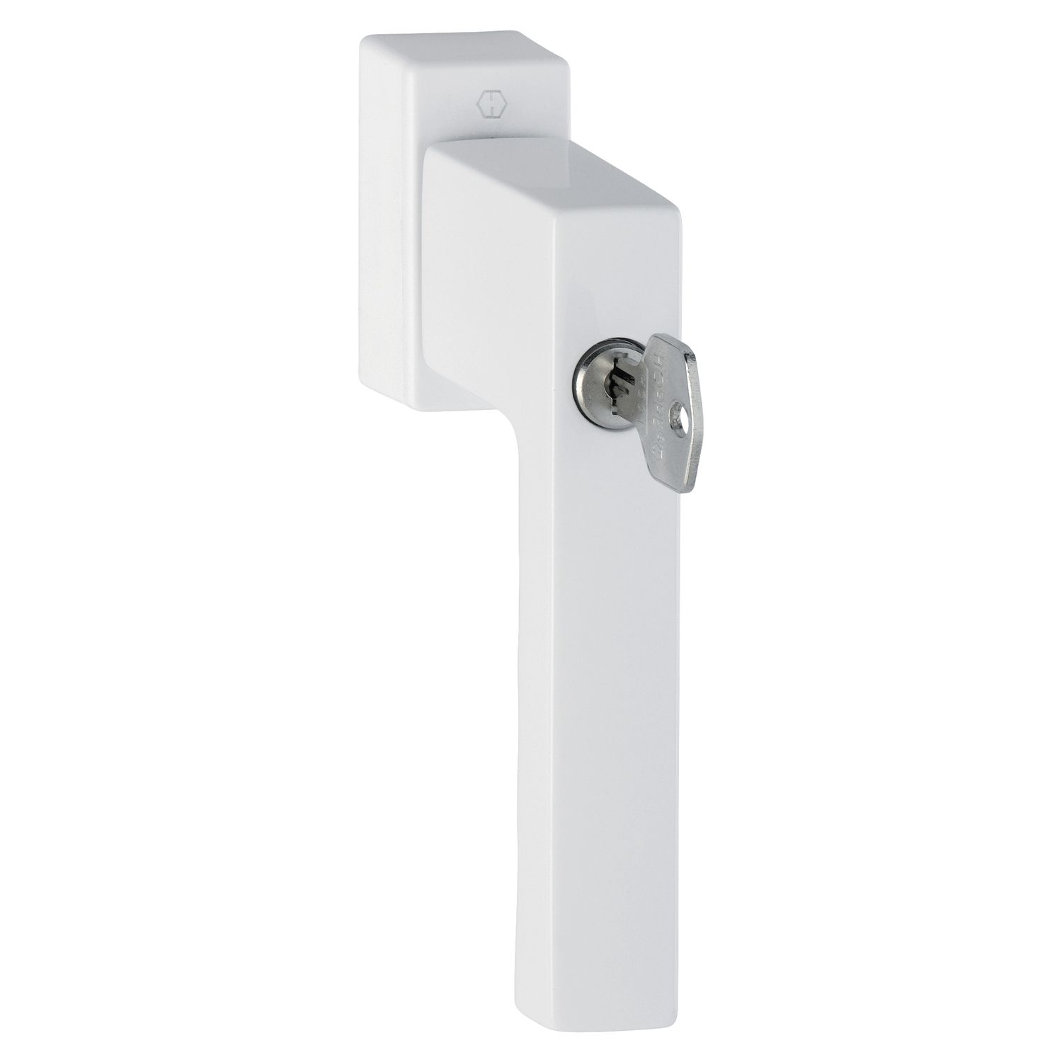 Hoppe Fenstergriff TOULON Sperrzylinder Secustik Vierkant 32-42mm weiss