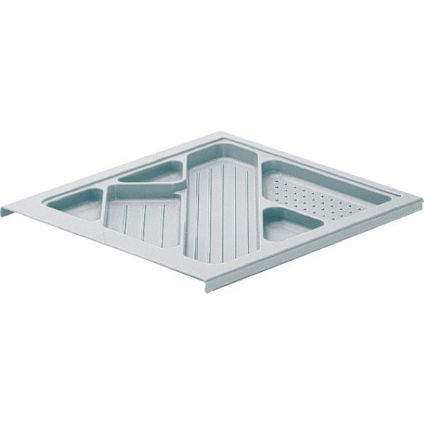HETTICH Systema Top 2000 Schreibmaterial-Auszug 392 mm Höhe 25 mm, Alu-Finish