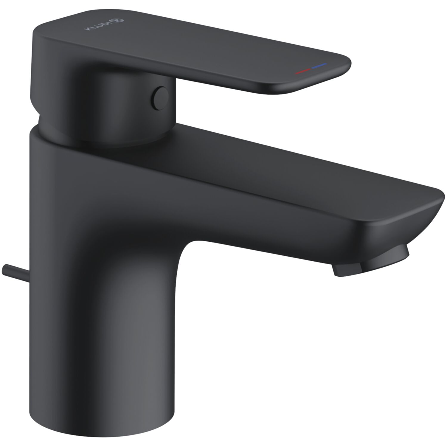 KLUDI Waschtischarmatur Pure&Style druckfest Schwarz matt - 5 Jahre Garantie