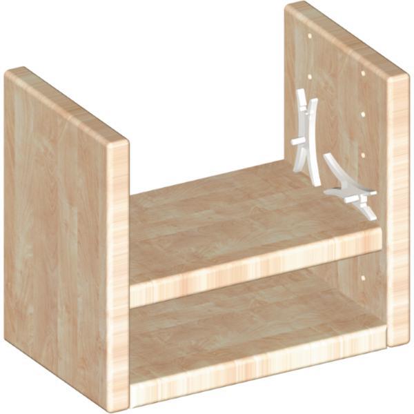 Fachbodenklemme, Bohr ø 3 mm, Kunststoff natur, VPE 1000 ST