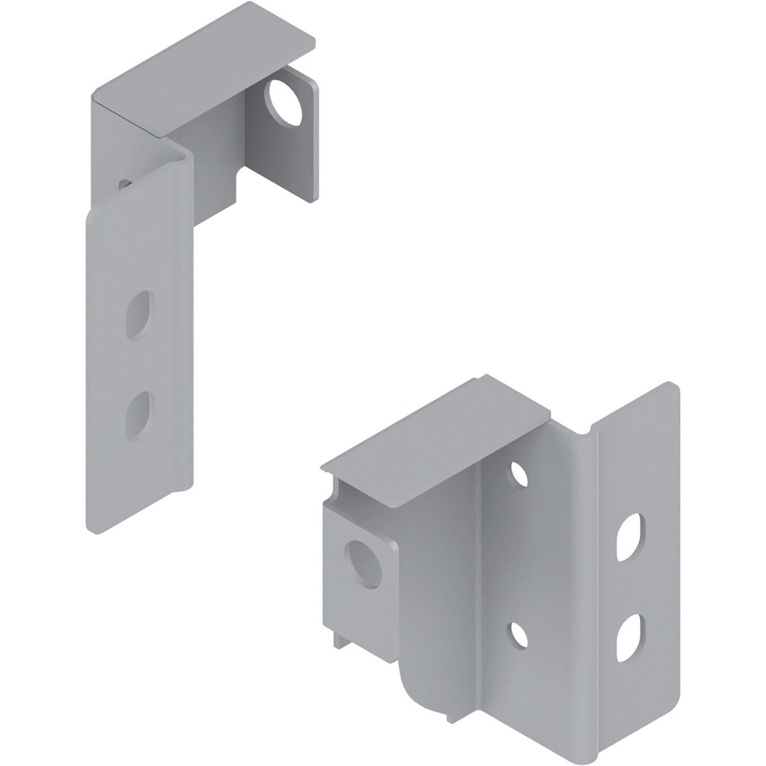 blum TANDEMBOX antaro Rückwandhalter, Höhe N, grau RAL 9006