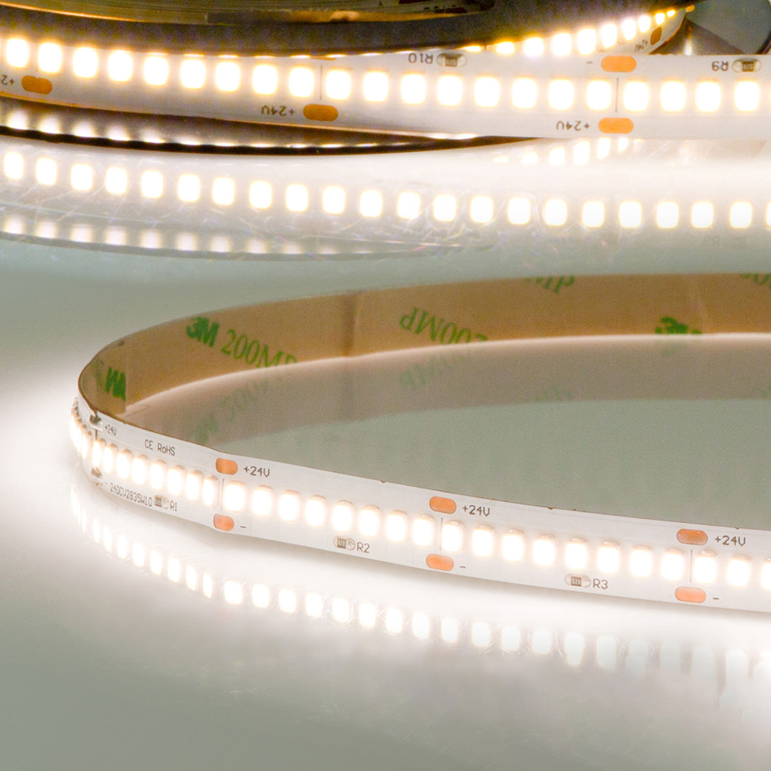ISOLED LED HEQ930 Flexband High Bright 24V DC 32W IP20 3000K 150 lm/W 5m Rolle 240 LED/m