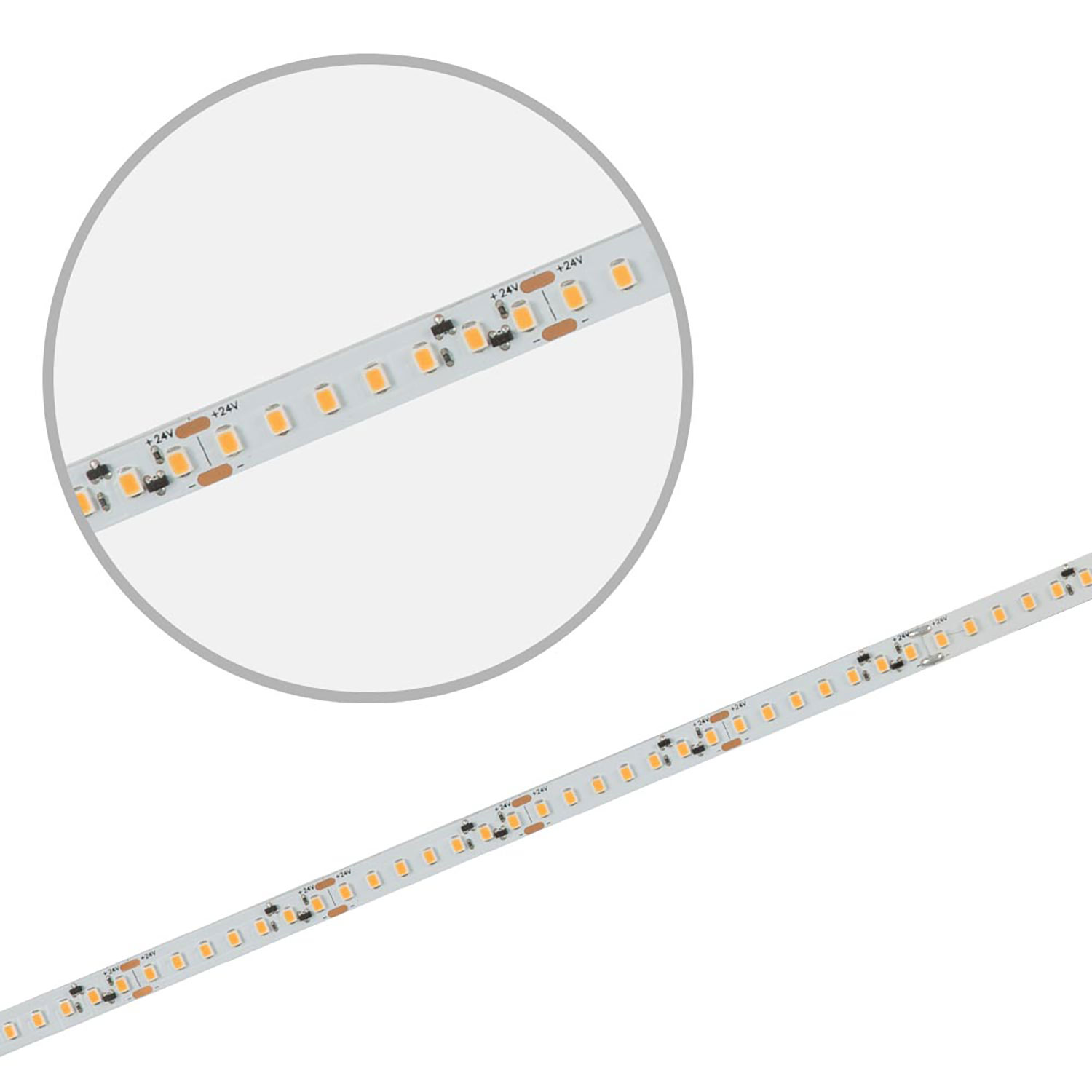 ISOLED LED CRI940 Vollspektrum Linear Flexband 24V DC 14W IP20 4000K 5m Rolle 160 LED/m