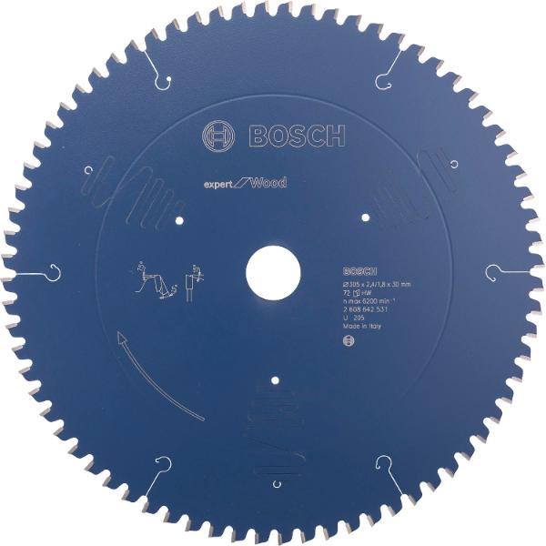 Bosch Kreissägeblatt Expert for Wood ø 305 x 1,8 x 30 mm Zähne 72 (WZ) neg.