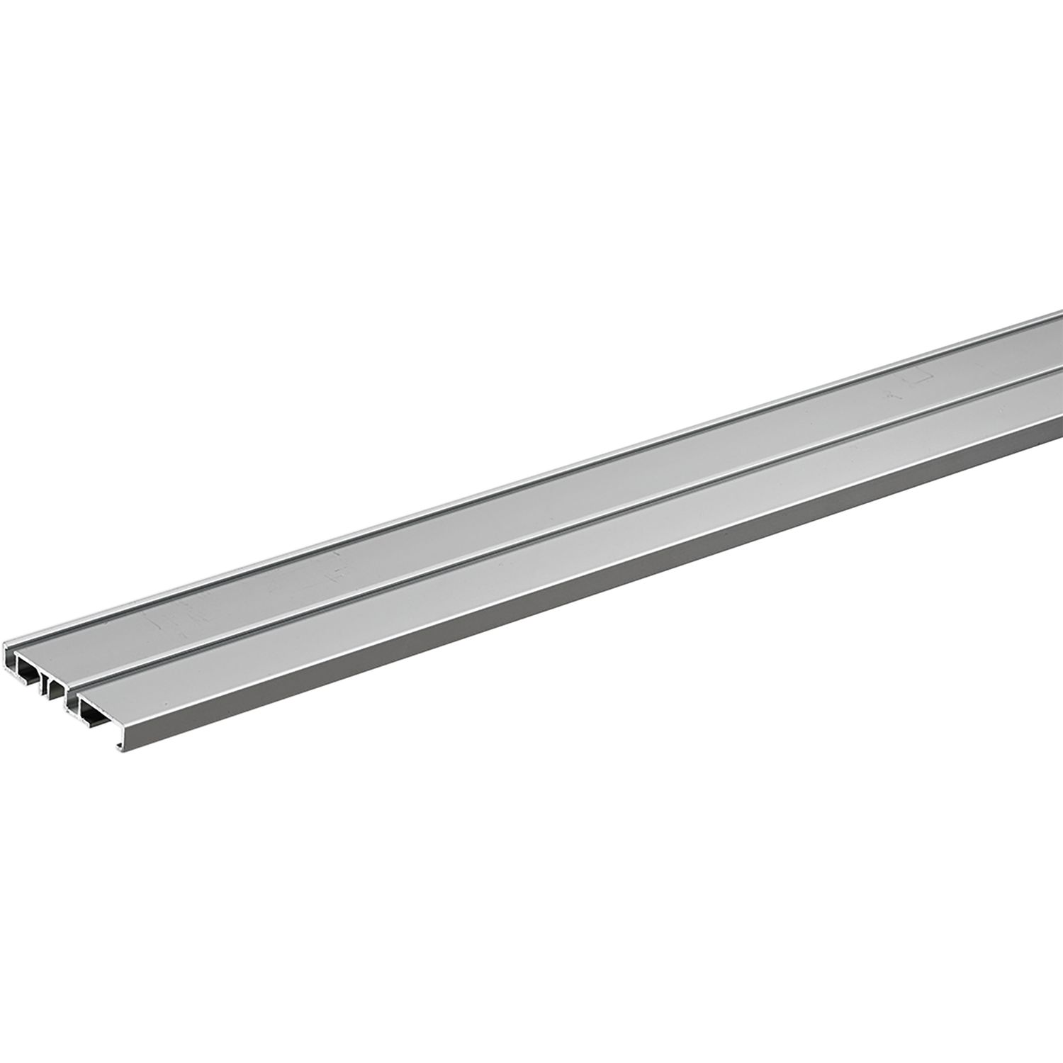 Hettich SlideLine M Laufprofil 2-Läufig Schraub- Klebemontage 4000 mm, Alu elox