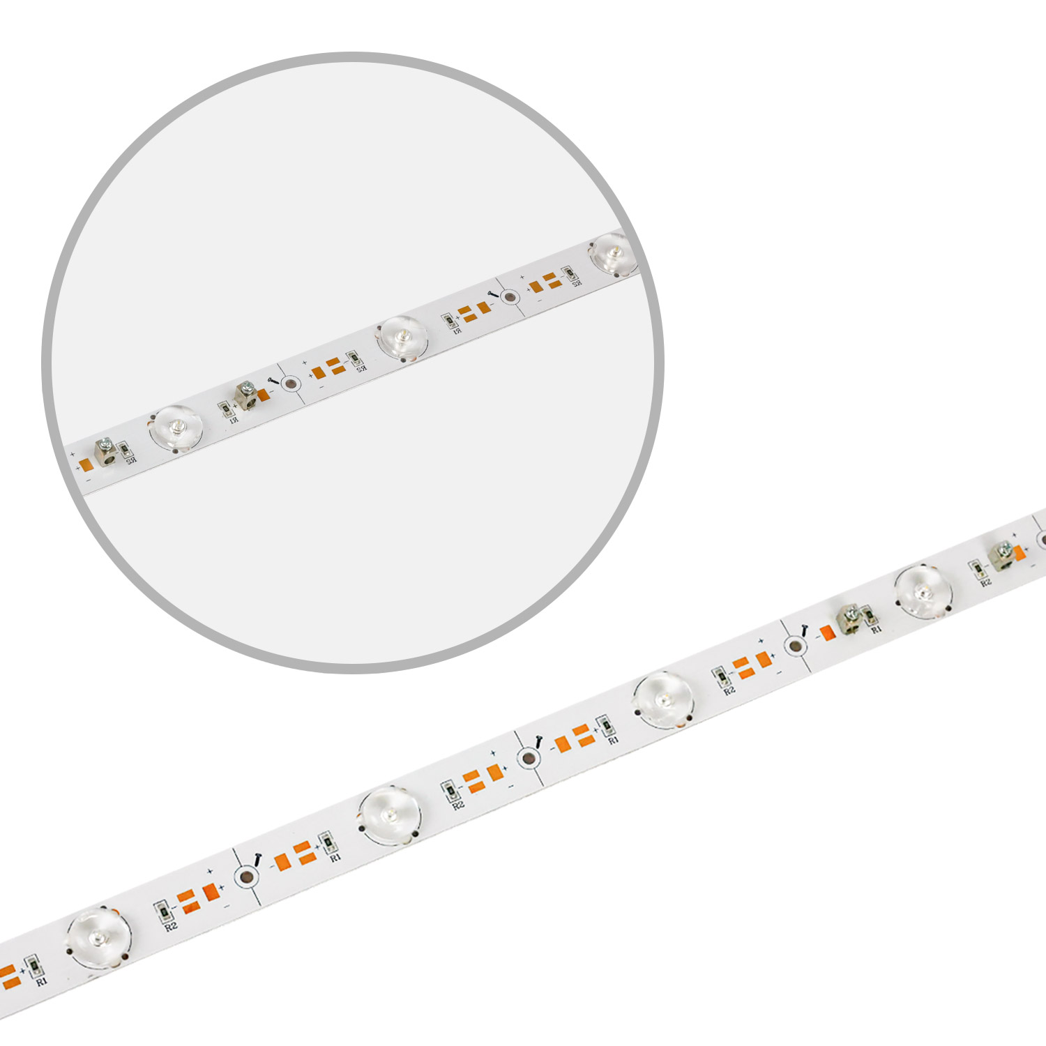 ISOLED LED Platine Backlight 840 1175mm 180° Linse 24V 16W IP20 neutralweiß dimmbar