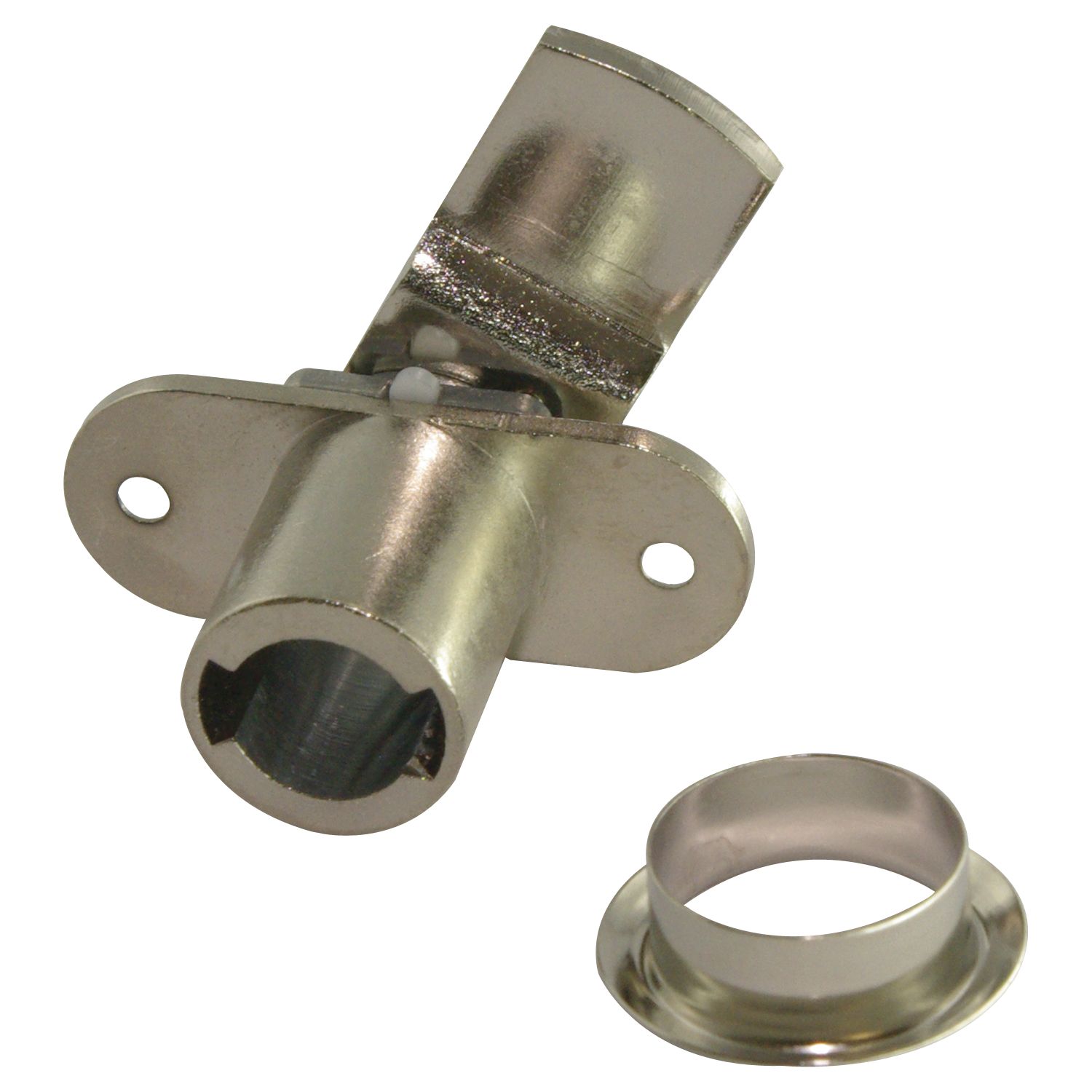 Hekna Zylinder-Hebelschloss 6070 Typ 505 links Schließhebel gekröpft L 30mm