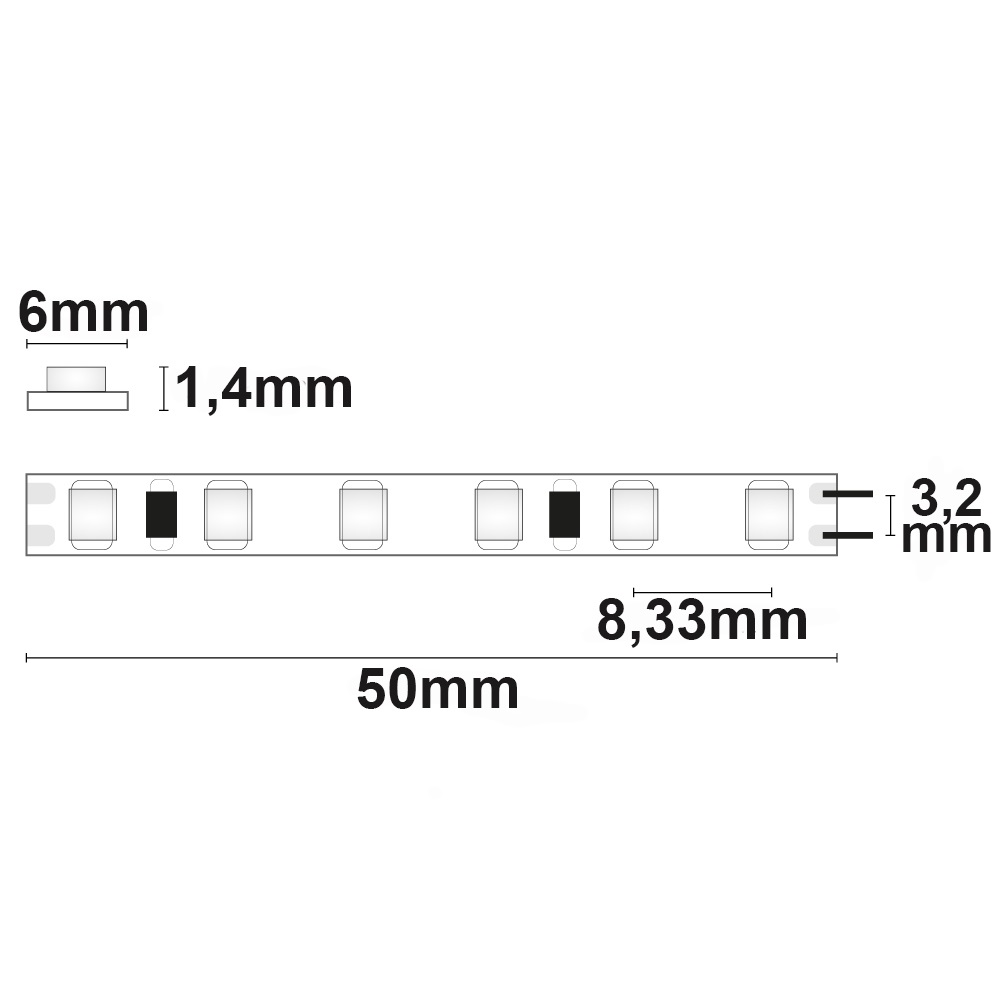ISOLED LED CRI927 MICRO Linear Flexband 24V DC 15W IP20 2700K 5m Rolle 120 LED/m