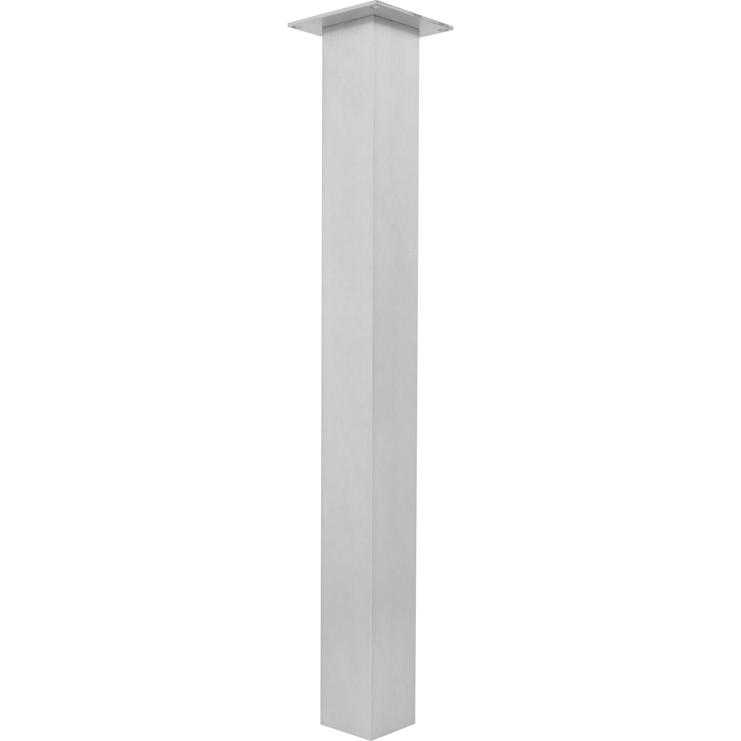 Simausrom Tischfuß 70 x 70 x 720 mm Aluminium gebürstet
