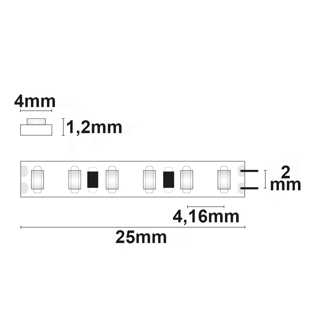 ISOLED LED CRI930 MICRO Linear Flexband 24V DC 10W IP20 3000K 5m Rolle 240 LED/m