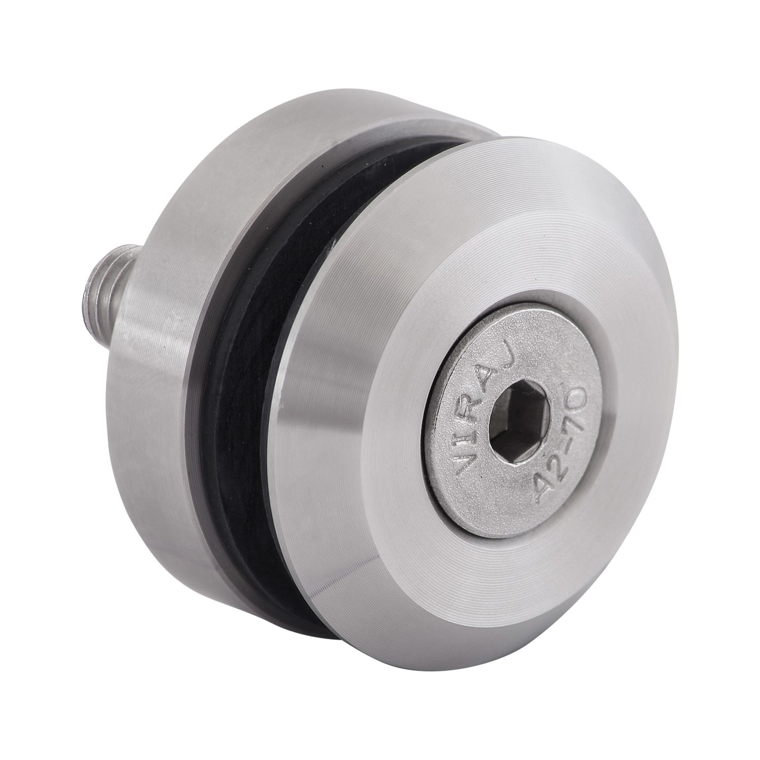 Längle Glaspunkthalter Trapez 45, 45 mm, 8 - 20 mm Glas, Edelstahl