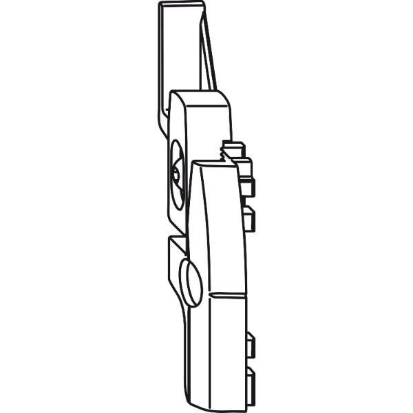 Winkhaus WINKHAUS Schließblech SBA.K.161.DFE-TFE.RS für PVC, rechts, ALUPLAST