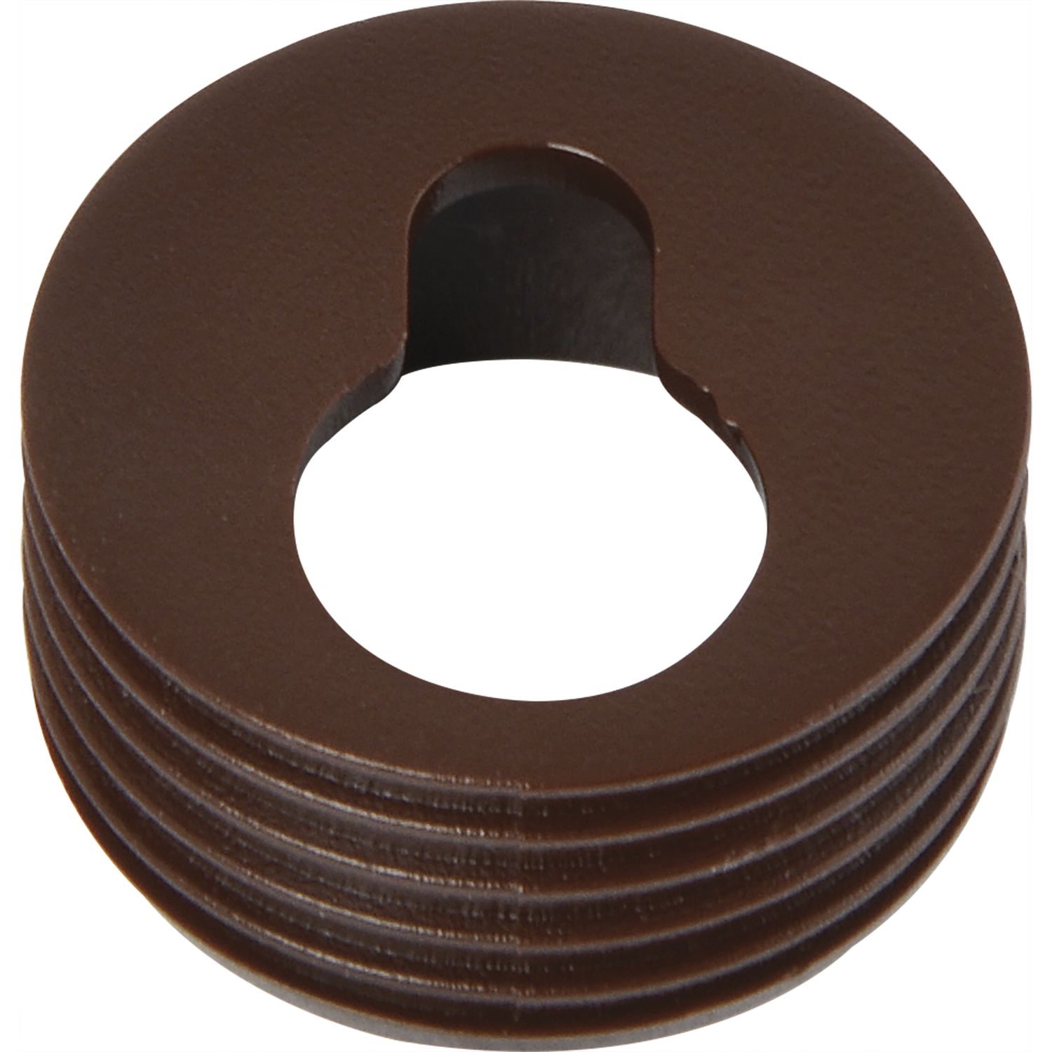 secOtec Aufhängeösen zum Einbohren 20mm Kunststoff braun (4Stk)