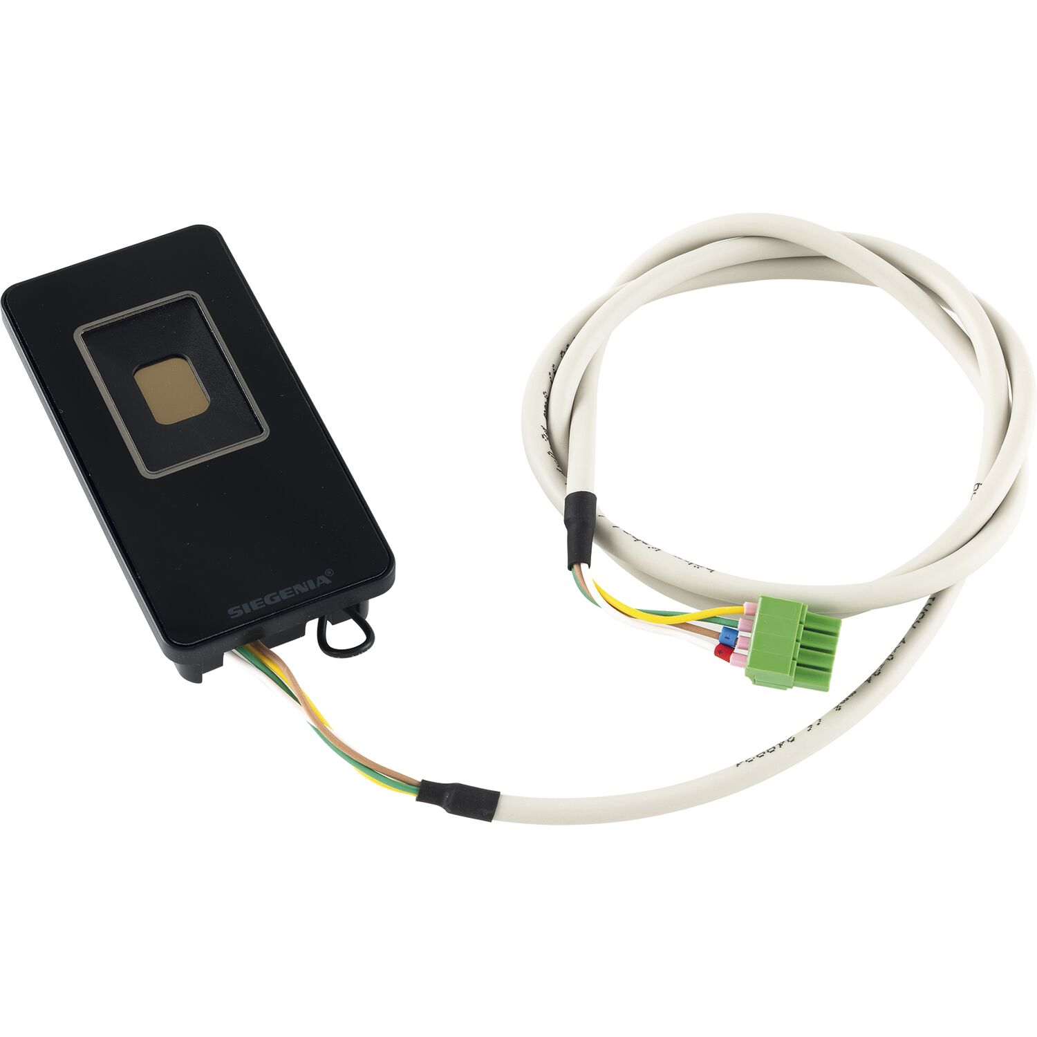 KFV Fingerscanner mit Dekorelement inkl. 1 m Kabel, schwarz