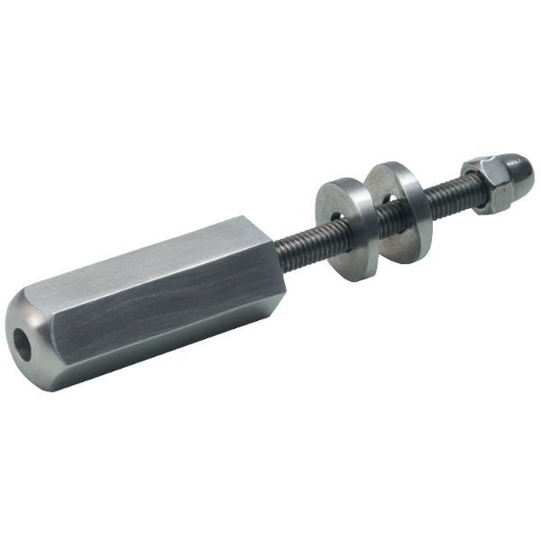 croso Schraubterminal gerade, für 5 mm Seil, Edelstahl geschliffen V4A