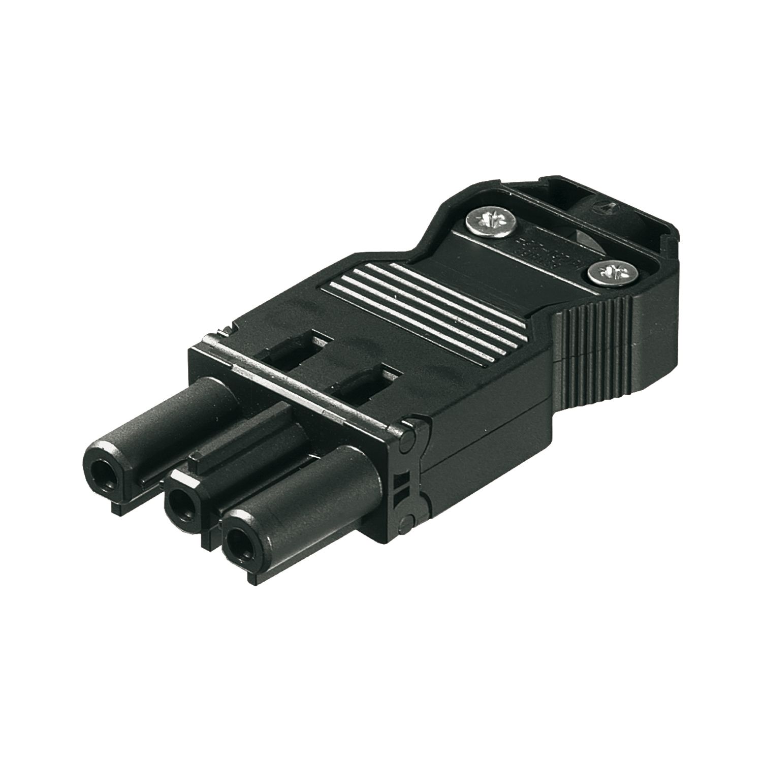 wipo Stecker GST18 230 V Buchsenteil schwarz