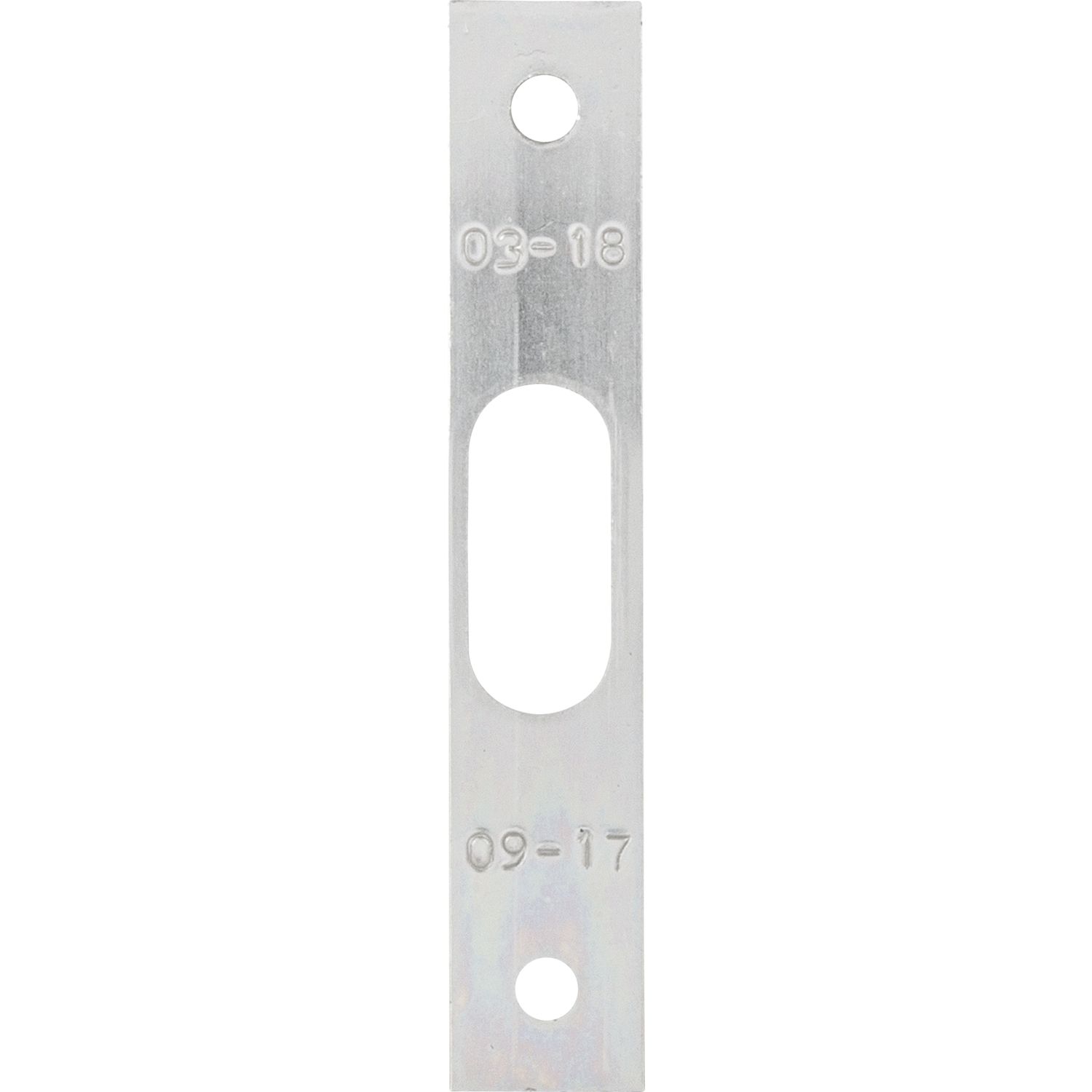 KFV Flachschließblech für Riegel oben u. unten,18x100mm zu Stulpflügelb. AS2600