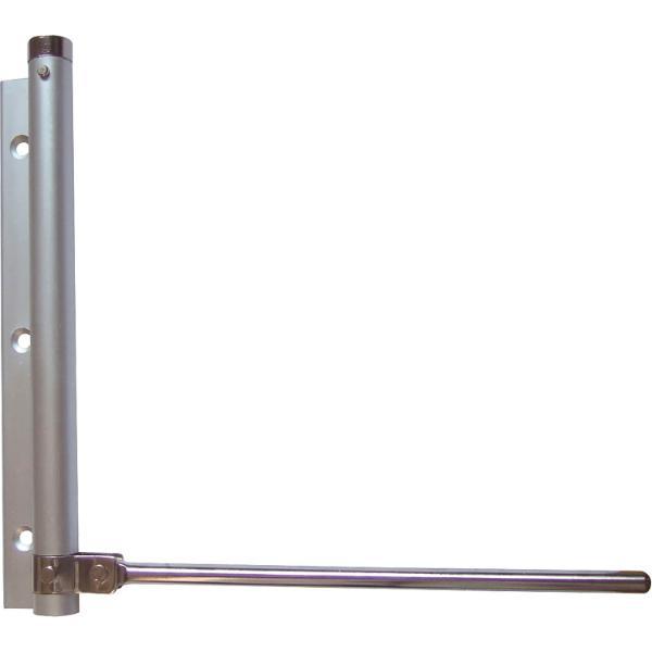 IBFM Stangentürschließer, Hebellänge 175 mm, für Türen bis 40 kg, Alu silber eloxiert