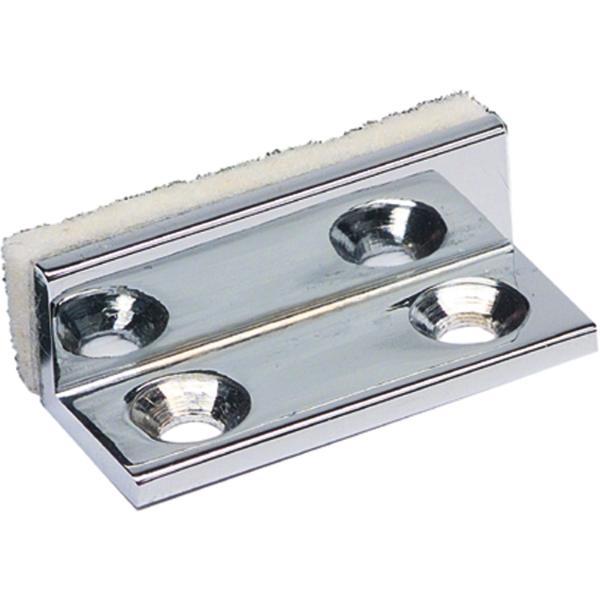 FONSEGRIVE Anschlagpuffer für Glastüren, 30x10x12mm, Messing verchromt poliert