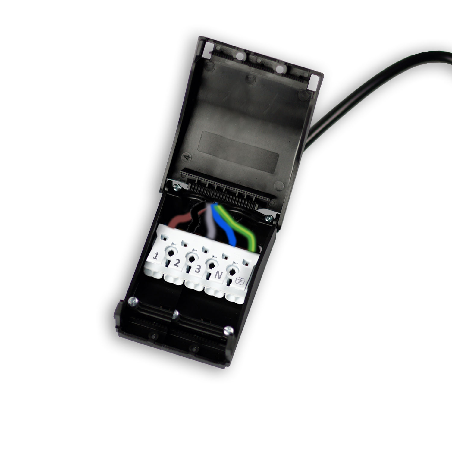 ISOLED Anschlussbox 2x5-polig 0,5-2,5mm² max. 450V/16A zur Durchverkabelung mit 30cm Anschlussleitun ISOLED Anschlussbox 2x5-polig 0,5-2,5mm² max. 450V/16A zur Durchverkabelung mit 30cm Anschlussleitun