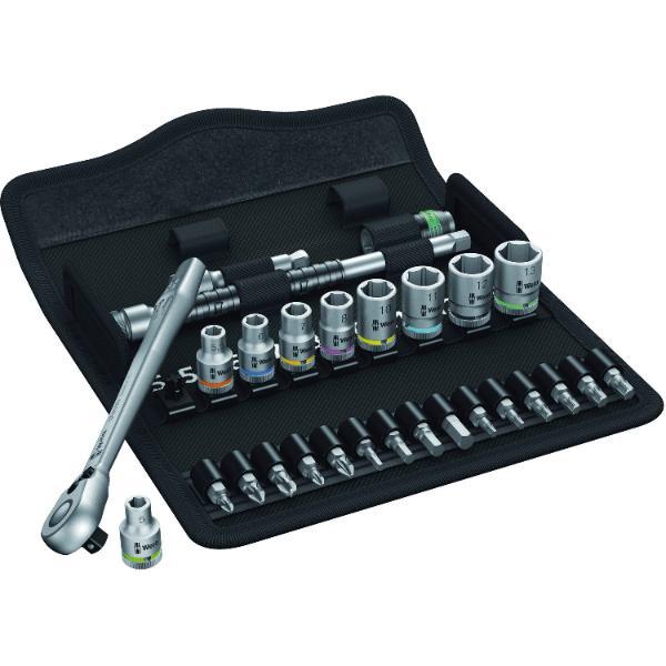 Wera Steckschlüssel-Satz Zyklop Metall 1/4" mit Umschaltknarre 28-teilig