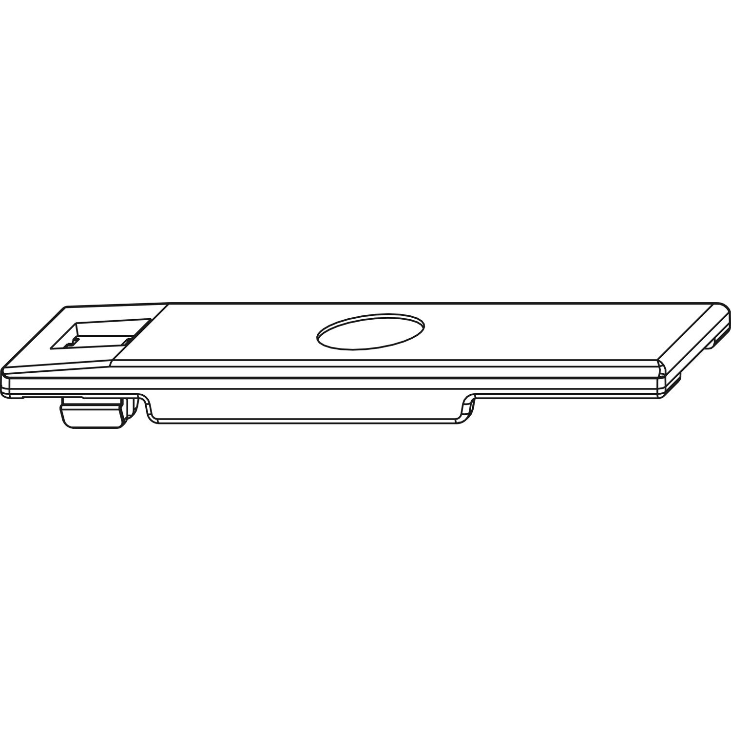 Maco #205921 MACO MM Verbindungsplättchen für Stulpflügelgetriebe variabel Euronut, silber