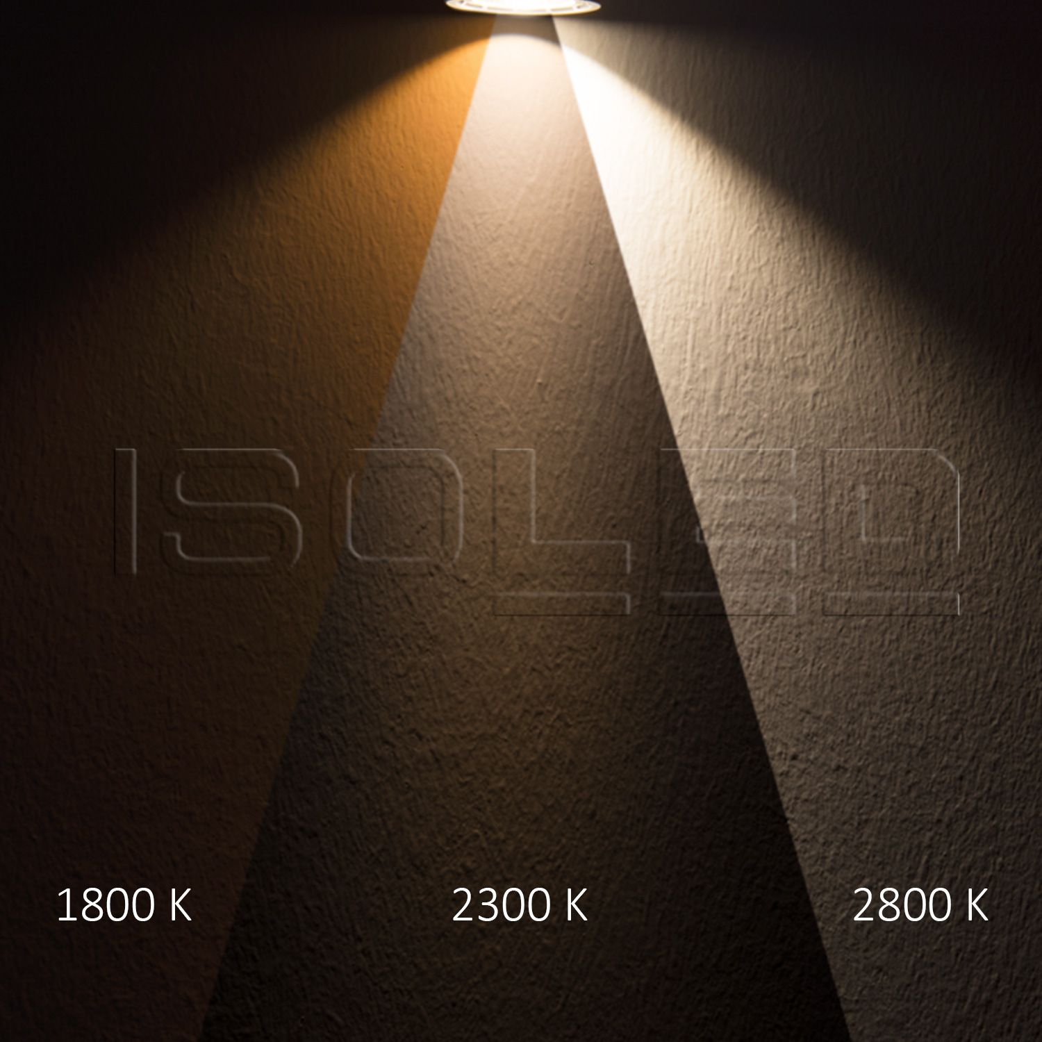 ISOLED LED Einbauleuchte Sunset Slim68 weiß eckig 9W 1800-2800K Dimm-to-warm