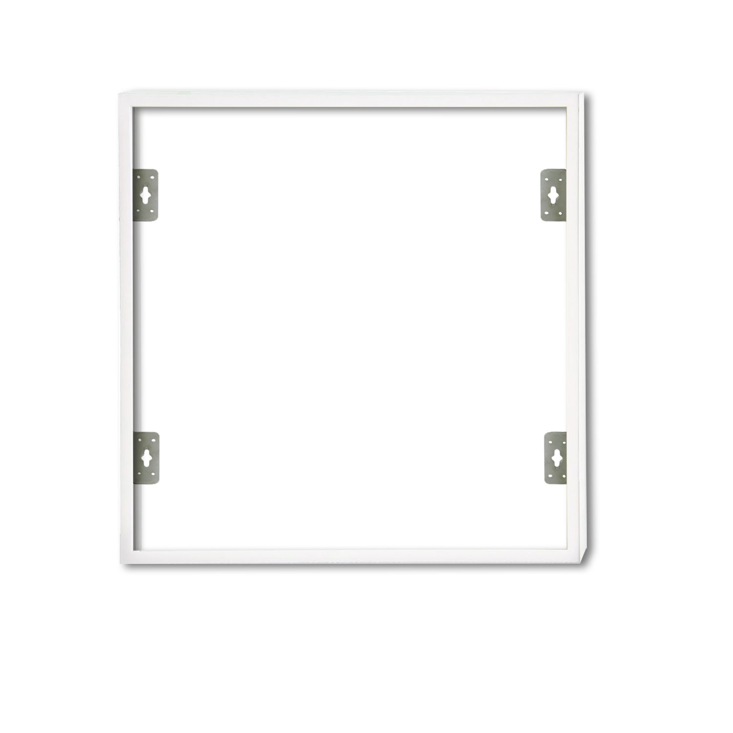 ISOLED Aufbaurahmen weiß RAL 9016 Höhe 7cm für LED Panels 600x600 steckbare Schnellmontage