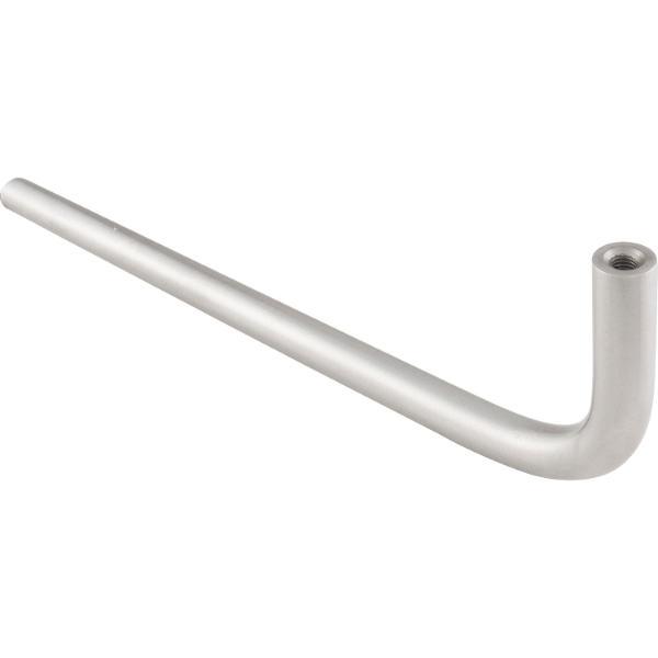 Grimme Garderobenhängebügel Nora L-Form ø 12mm,Breite230mm,Höhe65mm,Edelstahl gebürstet Grimme Garderobenhängebügel Nora L-Form ø 12mm,Breite230mm,Höhe65mm,Edelstahl gebürstet