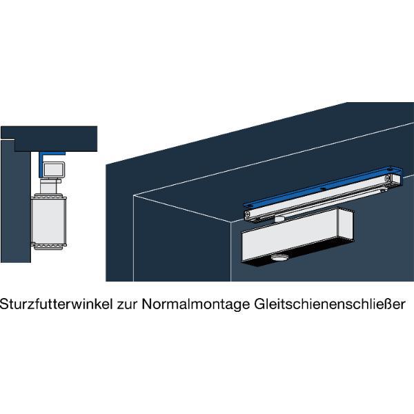 ECO Sturzfutterwinkel für Gleitschiene GS-H, GSB