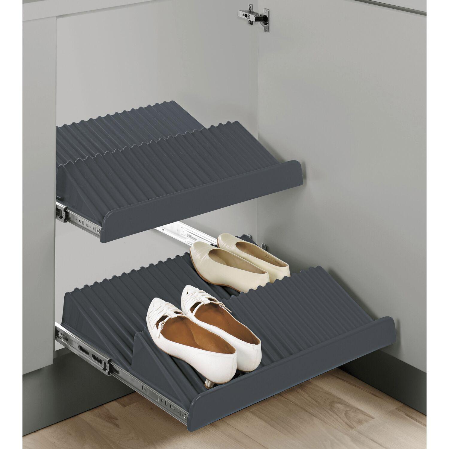 peka Schuhablage-Vollauszug KB 600 mm Kunststoff/Stahlblech anthrazit