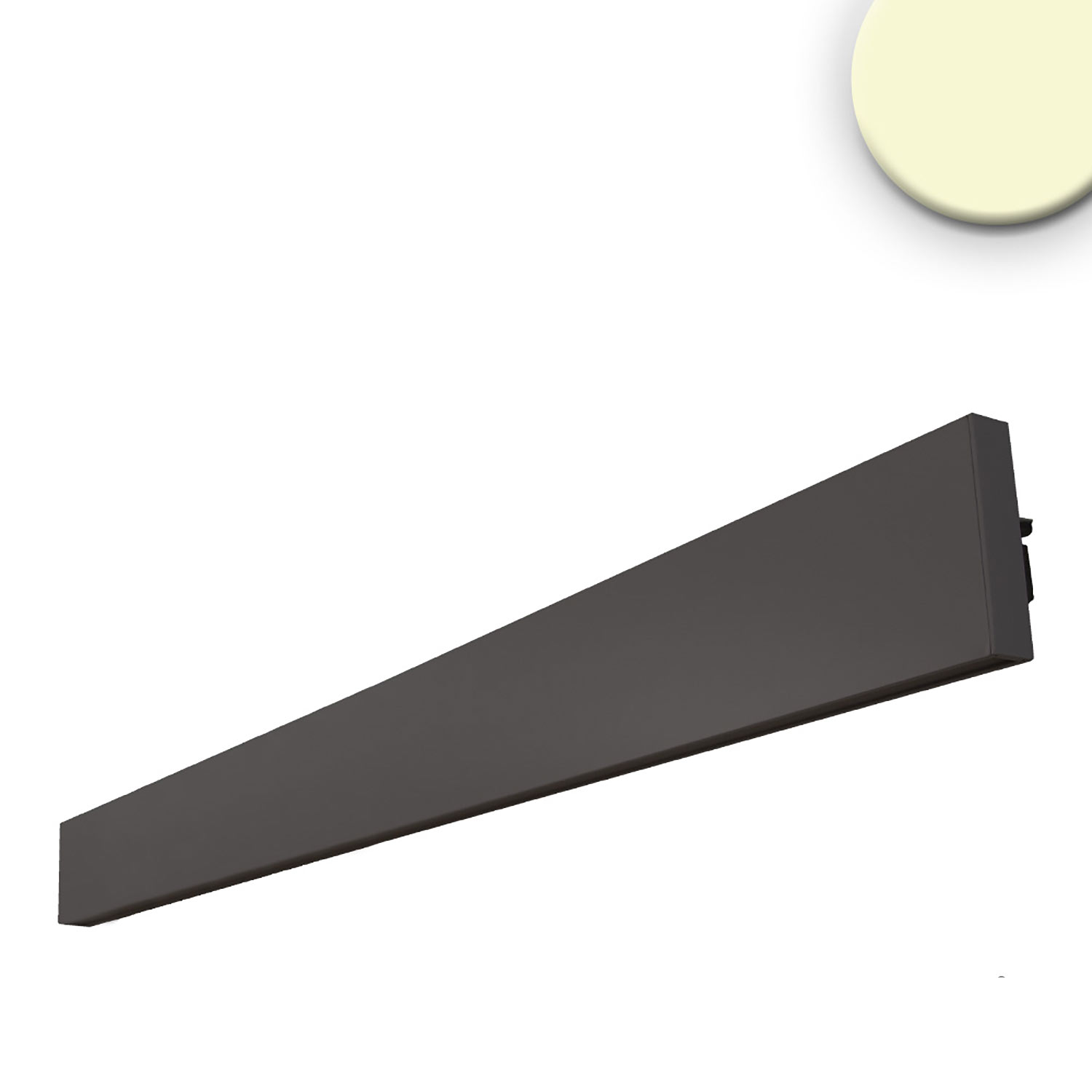 ISOLED LED Wandleuchte Linear Up&Down 900 910mm 30W IP40 schwarz warmweiß