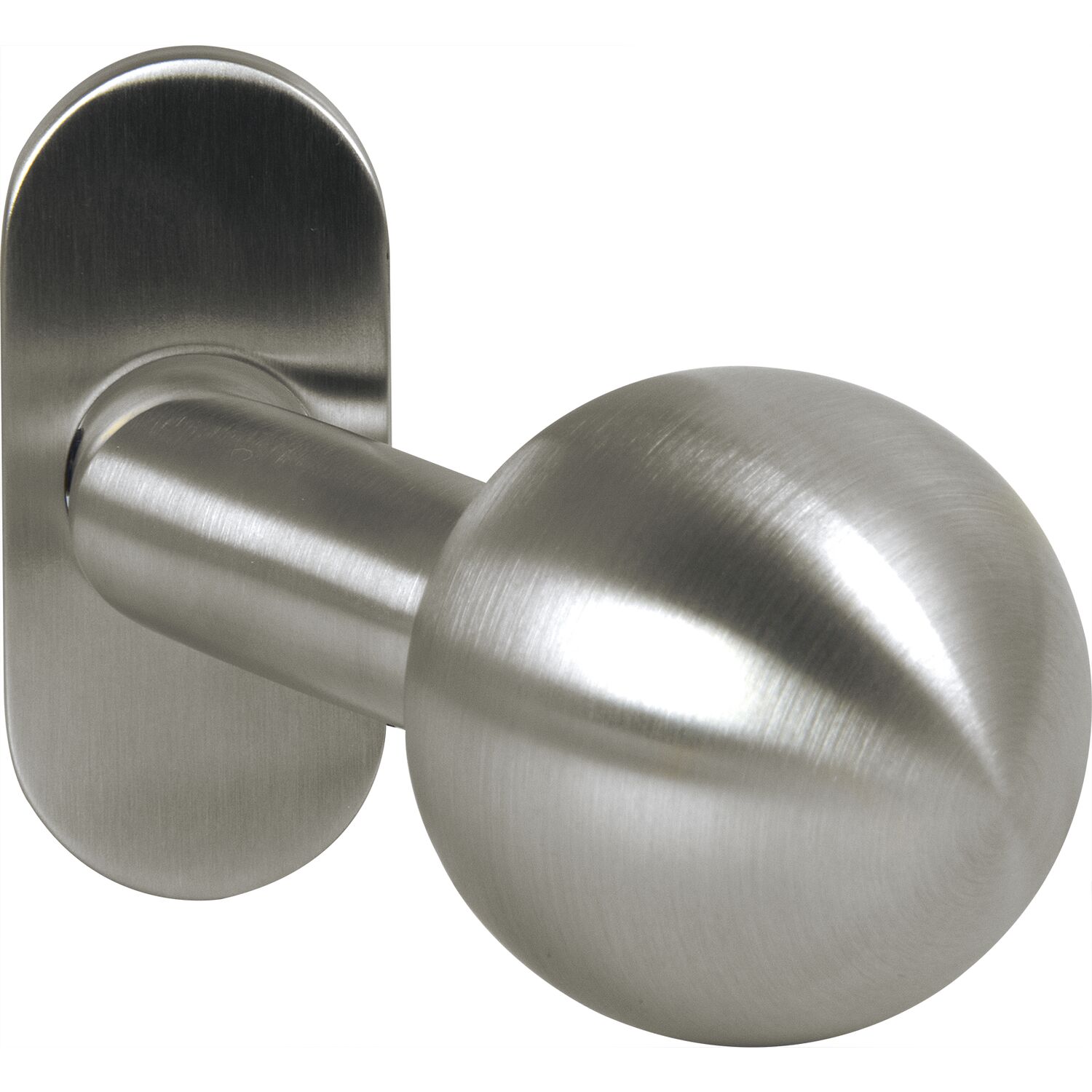 OGRO Knopfdrückerlochteil PREMIUM 8350 V FS/6620-mit Rosette,Edelstahl matt
