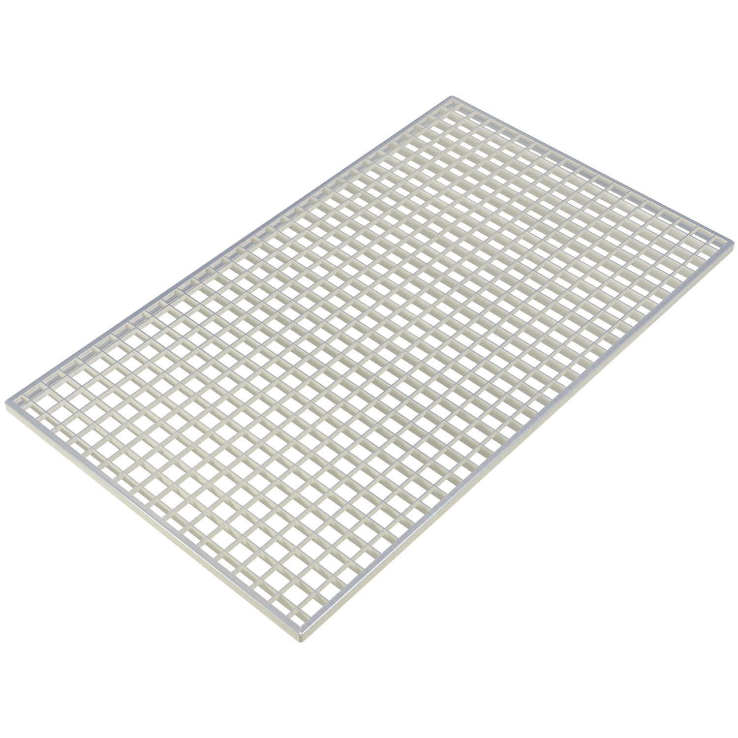 Industrienormrost Außenmaß 800 x 1000 mm, Maschenteilung 33 x 33 mm, 30 x 2 mm