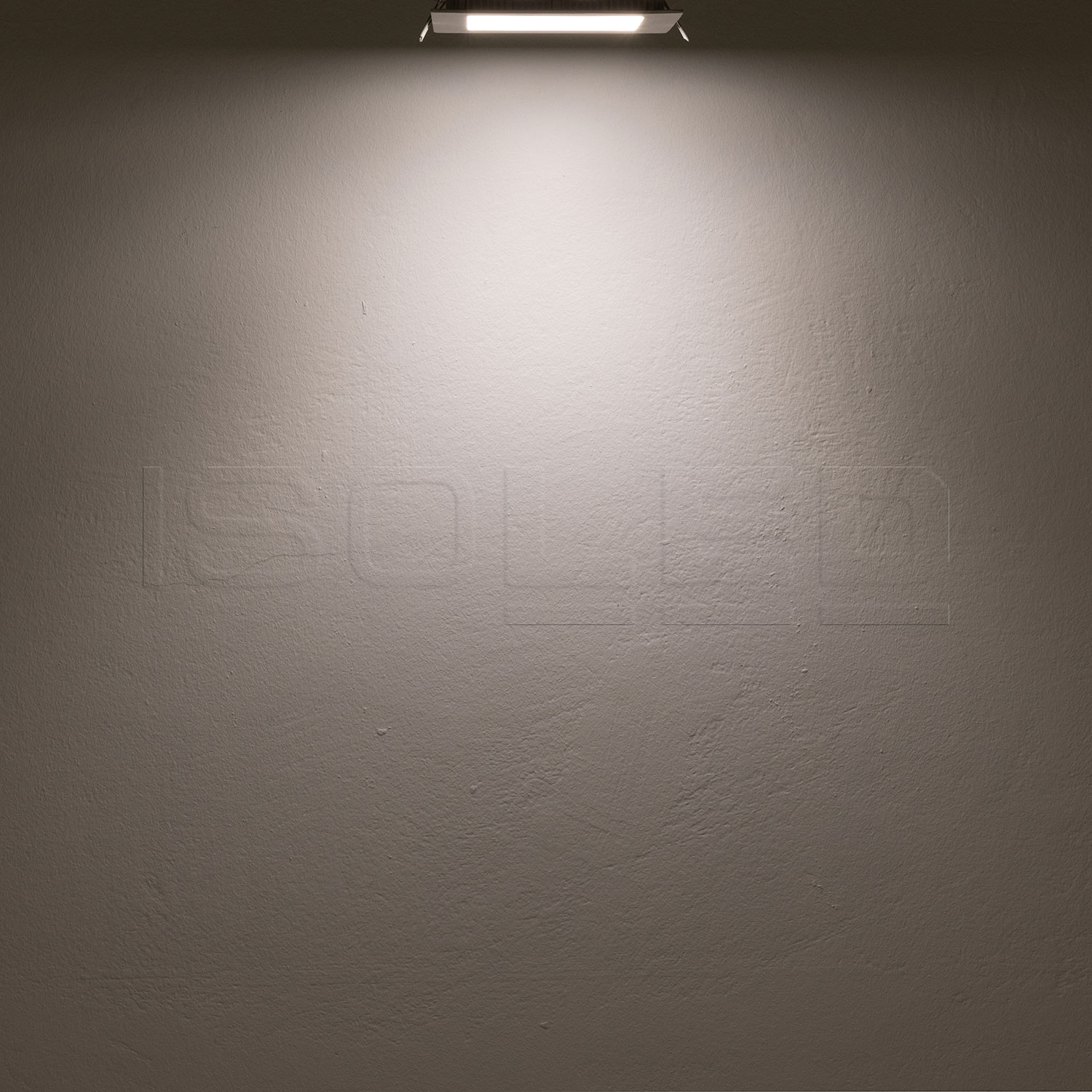 ISOLED LED Downlight 9W eckig ultraflach blendungsreduziert weiß neutralweiß dimmbar CRI90