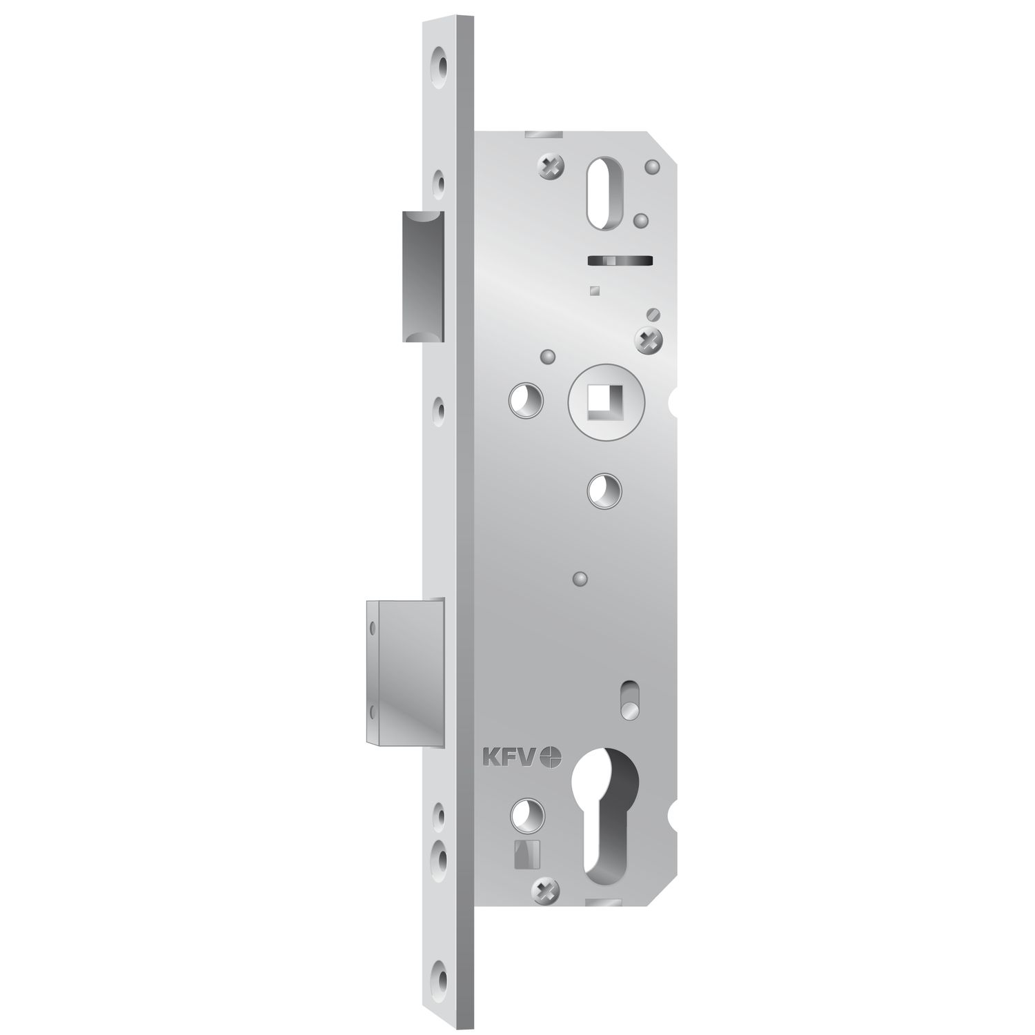 KFV Rohrrahmenschloss 49PZW, DM 40 mm, Entfernung 92 mm, verzinkt
