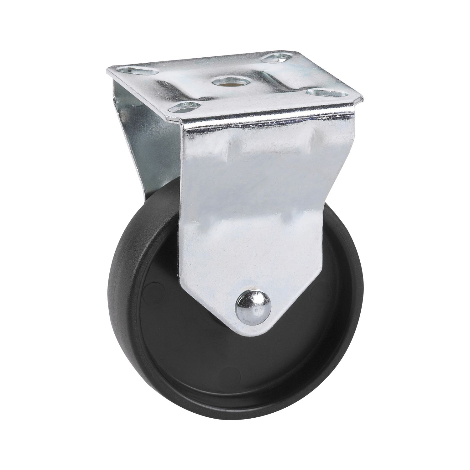 Dörner + Helmer Bockrolle Kunststoff-Rad schwarz 50 mm 50 kg