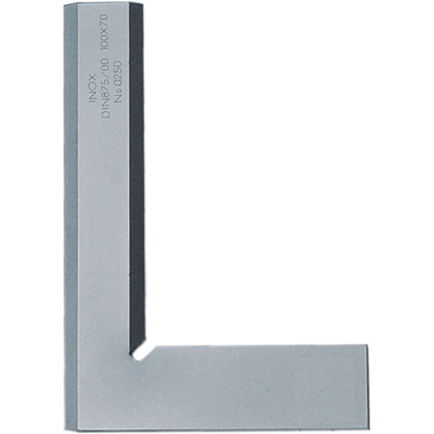 Präzisions Haarwinkel DIN875-00 Inox Schenkellänge 75 x 50 mm