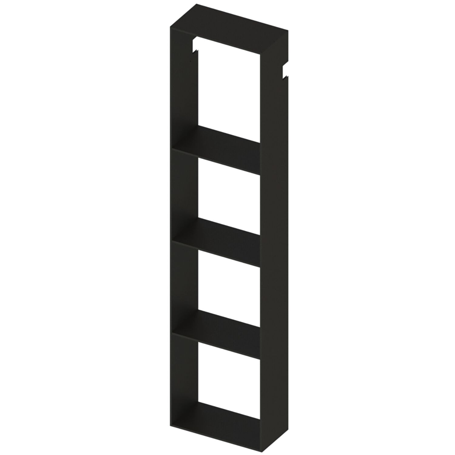 Sign Modul vertikal H: 1300 mm B: 600 mm schwarz