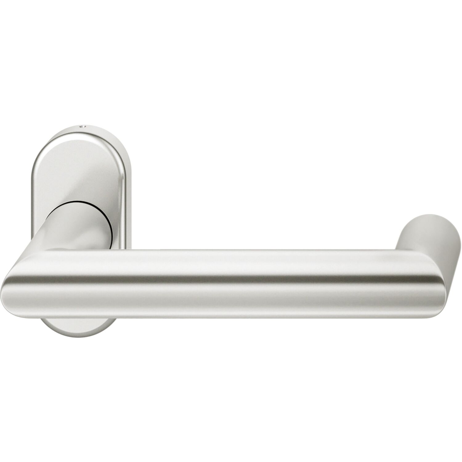FSB Rahmentürdrücker 09 1016 Hochhaltefeder B ovale Rosette Alu silber